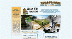 Desktop Screenshot of grizzlybearsprinkler.com